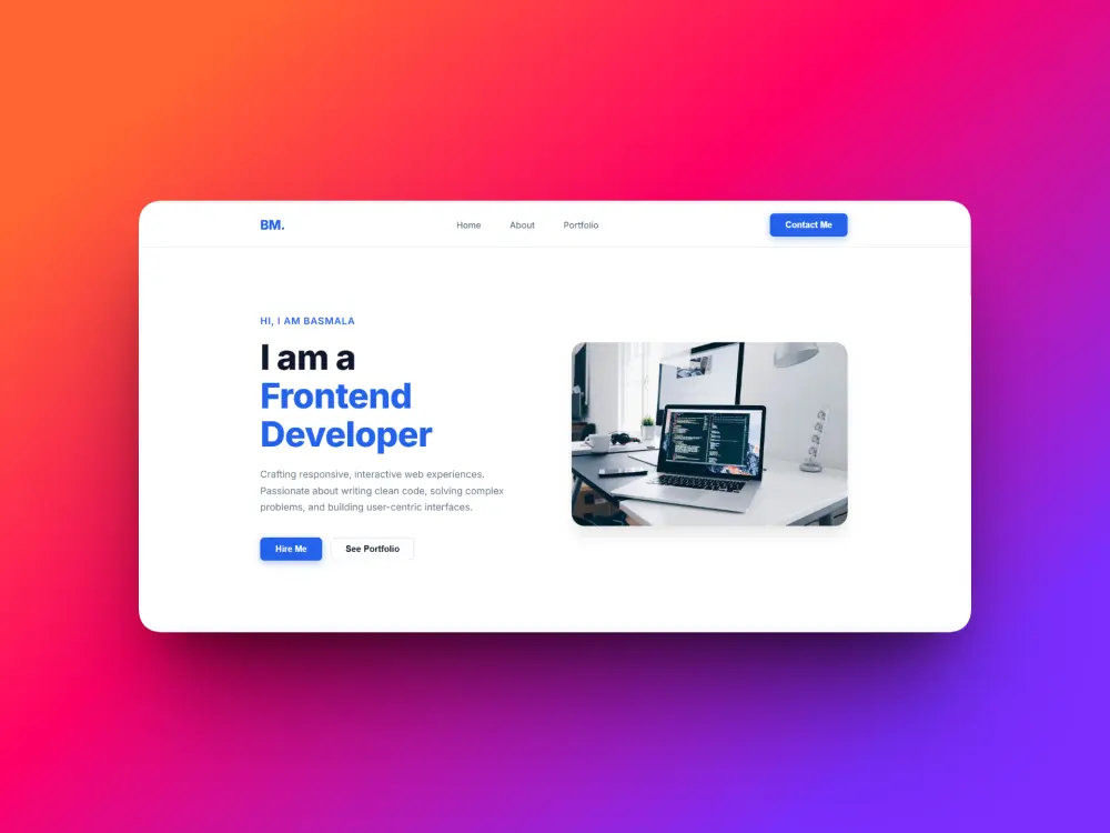 برمجة صفحة هبوط (Landing Page) احترافية وسريعة