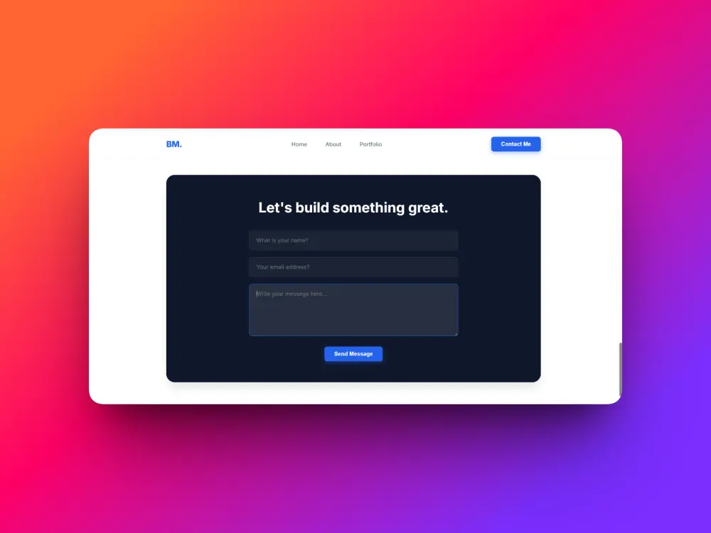 برمجة صفحة هبوط (Landing Page) احترافية وسريعة