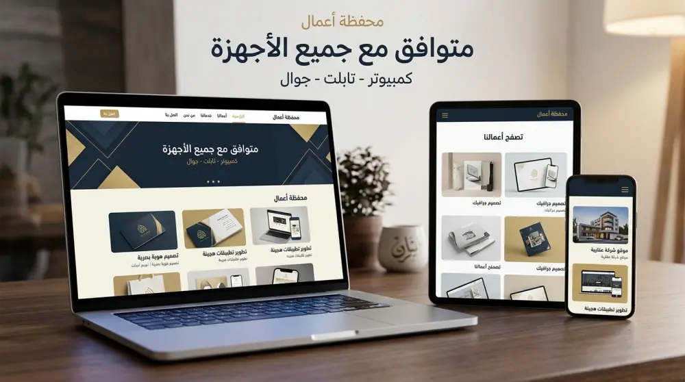 تصميم وتطوير موقع شخصي (Portfolio) احترافي للأفراد والشركات
