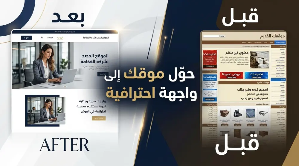 تصميم وتطوير موقع شخصي (Portfolio) احترافي للأفراد والشركات
