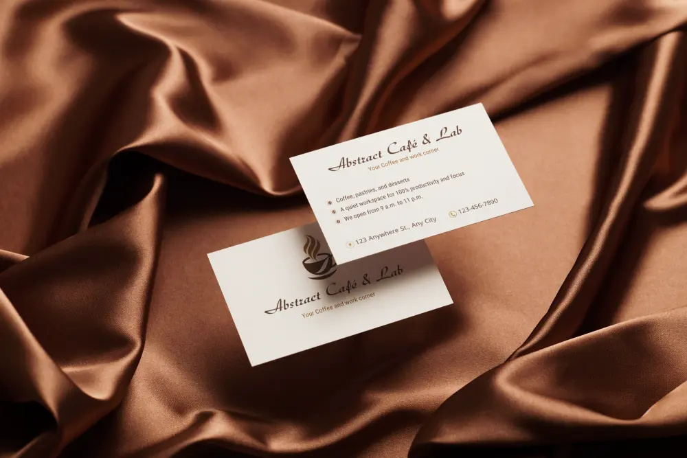 تصميم بطاقة عمل (Business Card) احترافية modern minimalist style