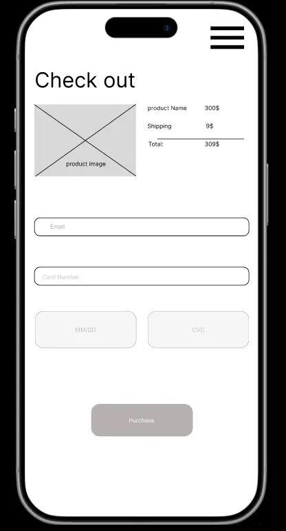 سأقوم بتصميم Wireframe احترافي لموقع أو تطبيق باستخدام Figma