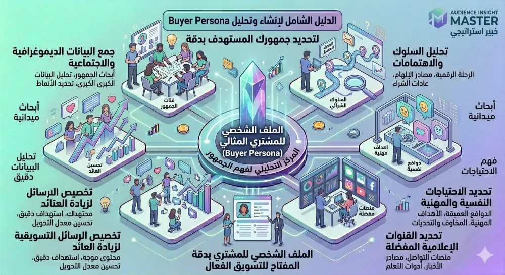 إنشاء وتحليل Buyer Persona لتحديد جمهورك المستهدف بدقة