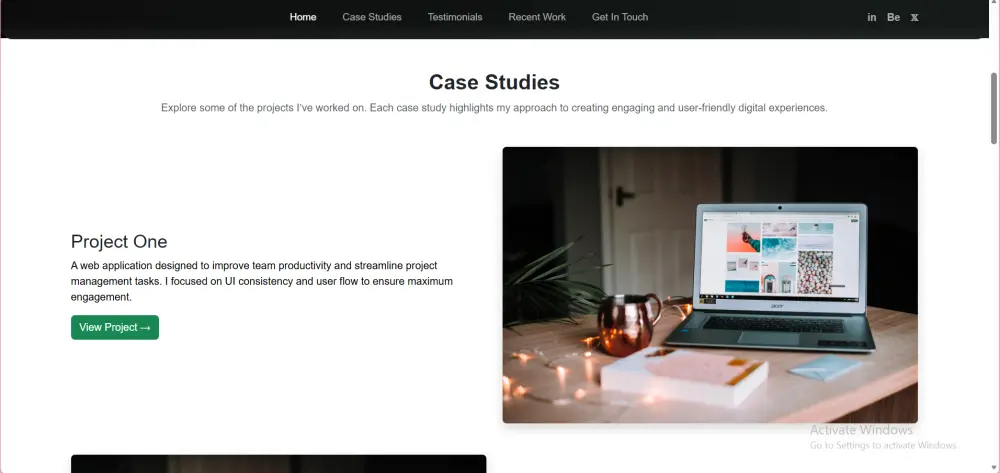 تصميم Portfolio شخصي احترافي ومتجاوب باستخدام HTML وCSS وBootstrap