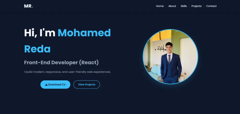 سأقوم بتصميم موقع Portfolio احترافي لعرض أعمالك ومهاراتك