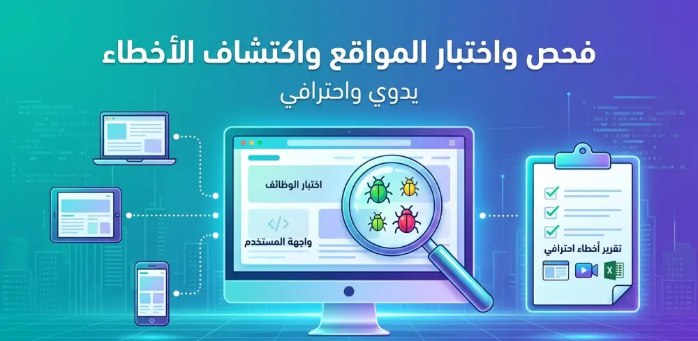 سأقوم باختبار موقعك واكتشاف الأخطاء مع كتابة Bug Report احترافي