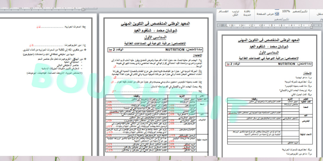 تفريغ محتويات سواء pdf أو مكتوبة بخط اليد إلى وورد Word