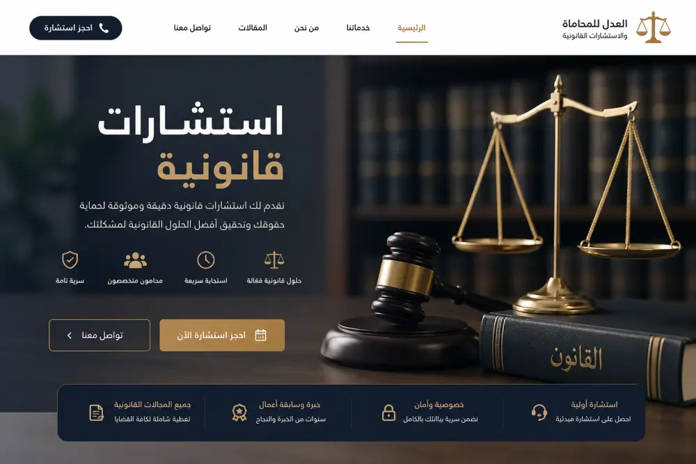 أحصل على إستشاره قانونيه واضحه و سريعه بدون تعقيد .
