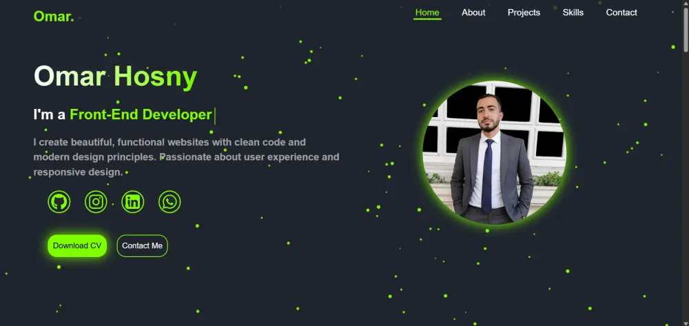 انشاء موقع Portfolio