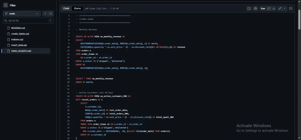 تحليل بيانات احترافي باستخدام SQL و Python واستخراج Insights دقيقة