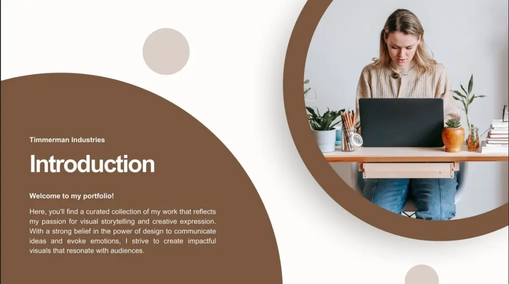 تصميم Portfolio احترافي لعرض الأعمال والخبرات بشكل منظم وجذاب