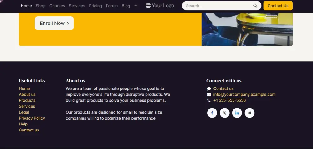 إنشاء موقع إلكتروني احترافي