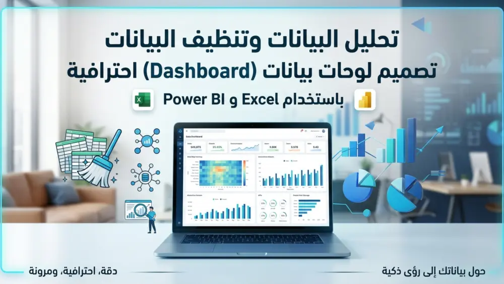 تصميم لوحات وتحليل البيانات بدقة عالية