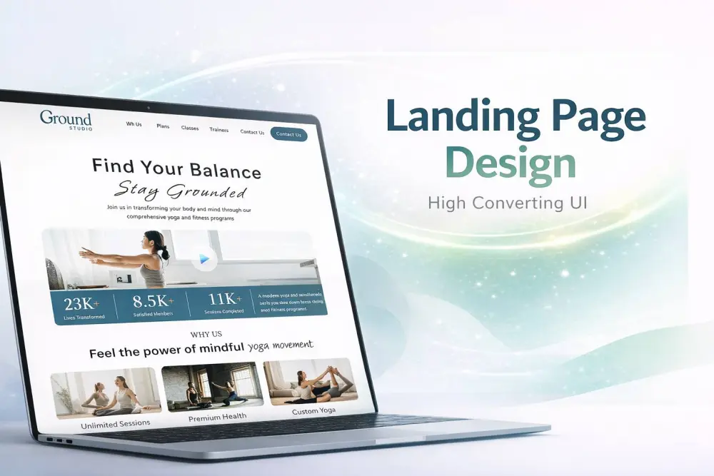 تصميم Landing Page احترافي وسهل الاستخدام لأي بيزنس