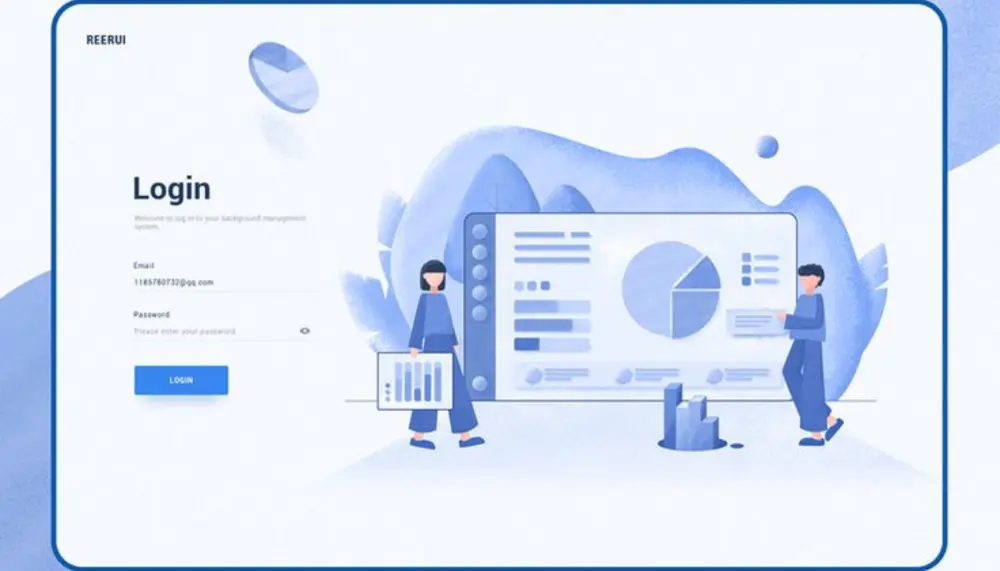 Login Page احترافية ومتجاوبة