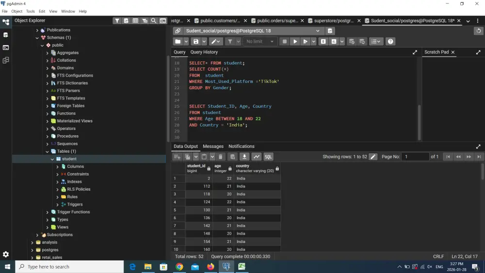 تحليل بيانات باستخدام SQL & Power BI أسئلة مخصصة + 1000 صف +10 أعمده