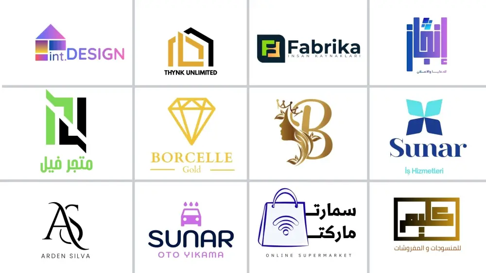 تصميم شعار احترافي مميز لعلامتك التجارية وجرافيك