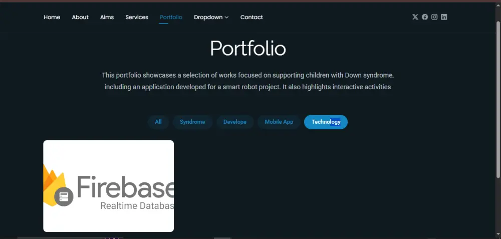 تصميم موقع تعريفي احترافي لمشاريع التخرج التقنية والإنسانية (Responsive)