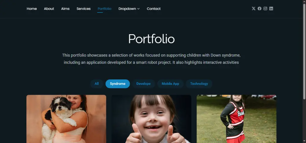 تصميم موقع تعريفي احترافي لمشاريع التخرج التقنية والإنسانية (Responsive)