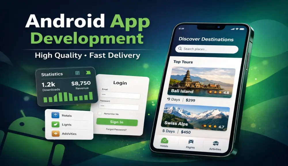 تصميم وتطوير تطبيق أندرويد احترافي باستخدام Kotlin وFlutter