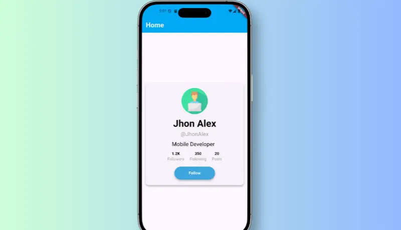 تحويل تصميم (UI) إلى كود برمجى باستخدام Flutter