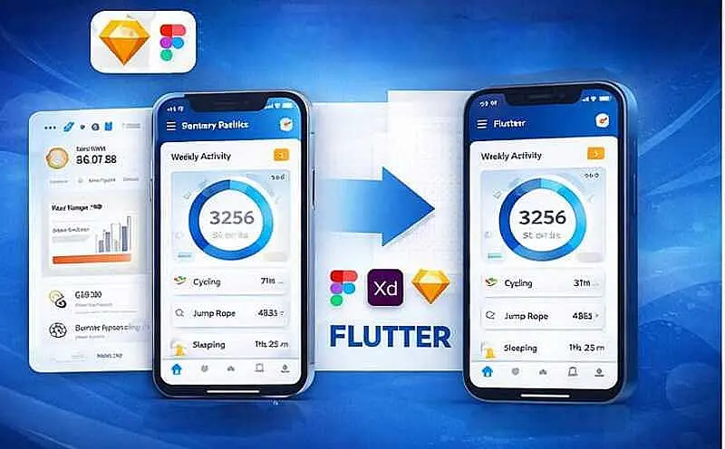 تحويل تصميم UI/UX إلى واجهات Flutter مطابقة بنسبة 100%