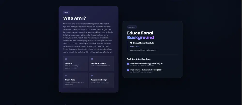 إنشاء Portfolio احترافي يعرض مهاراتك ومشاريعك بأفضل شكل
