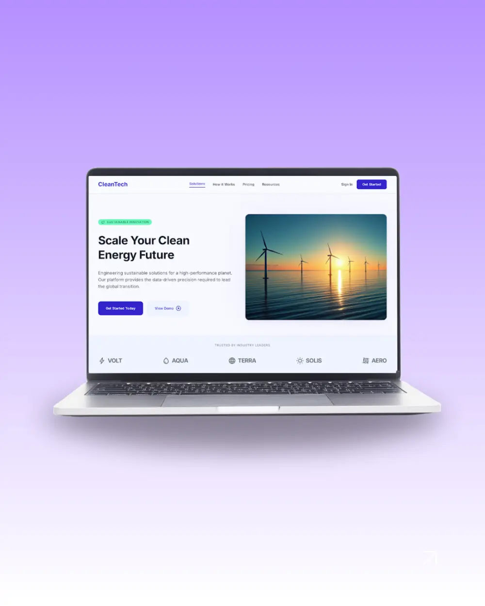 تصميم Landing Page احترافية وعصرية