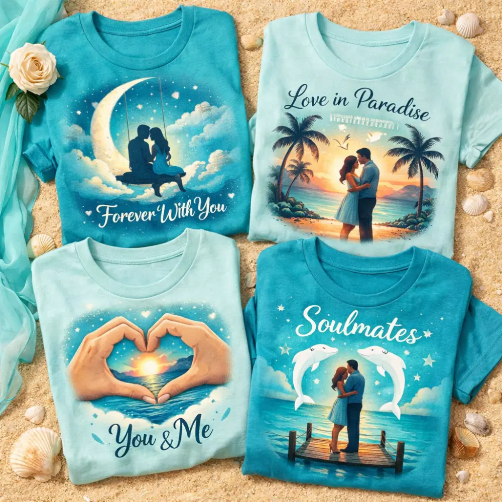 تصميم تيشرتات إبداعية بنظام الفن الرقمي (Digital Art) وجودة عالية