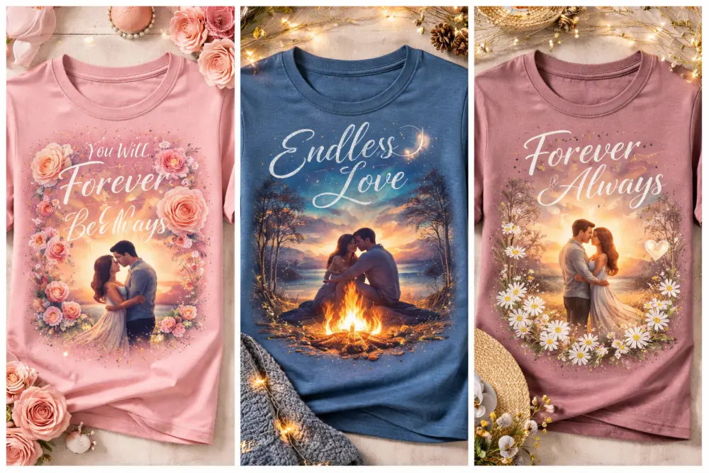 تصميم تيشرتات إبداعية بنظام الفن الرقمي (Digital Art) وجودة عالية