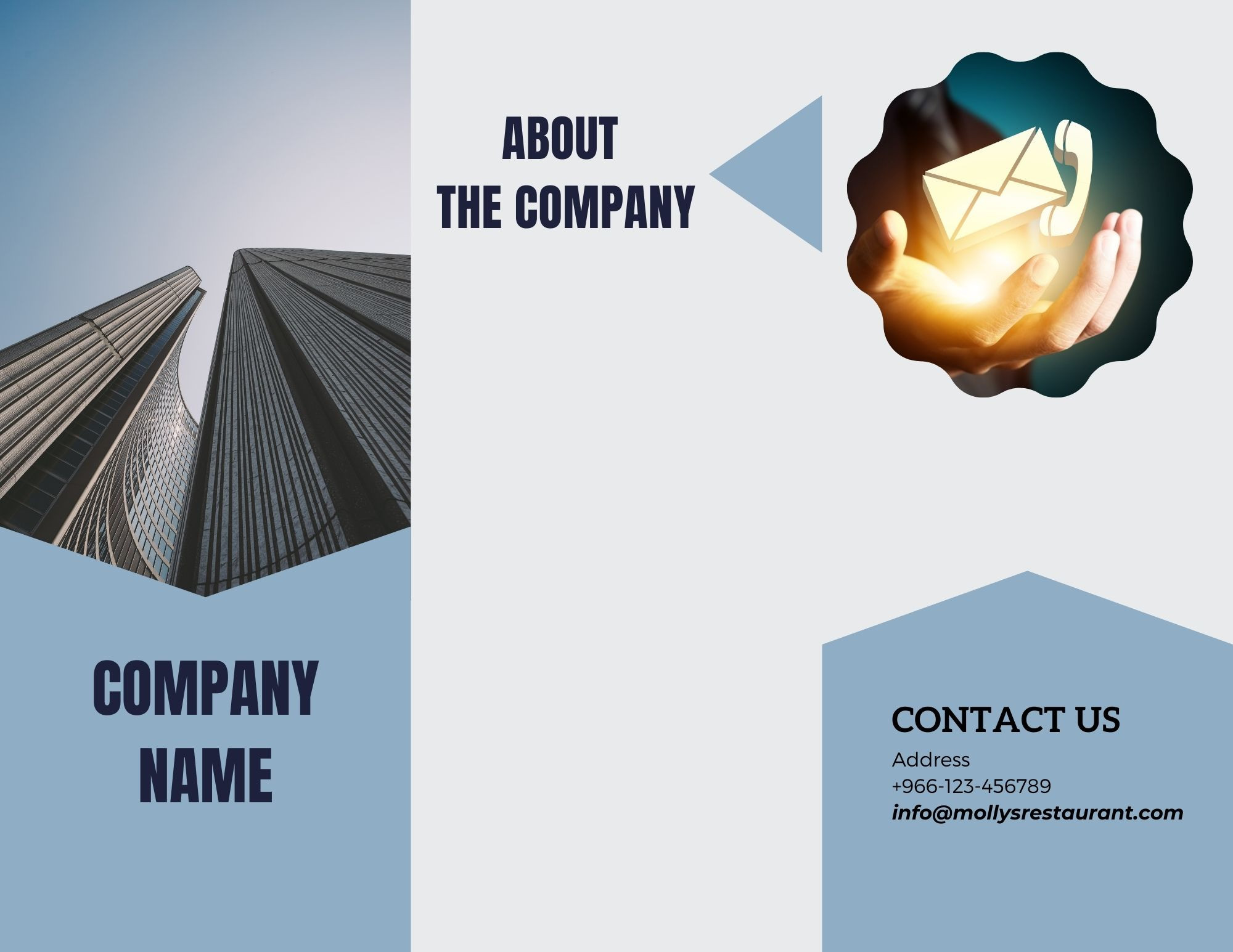 تصميم بروشورات لمواضيع مختلفة وللشركات حسب الطلب