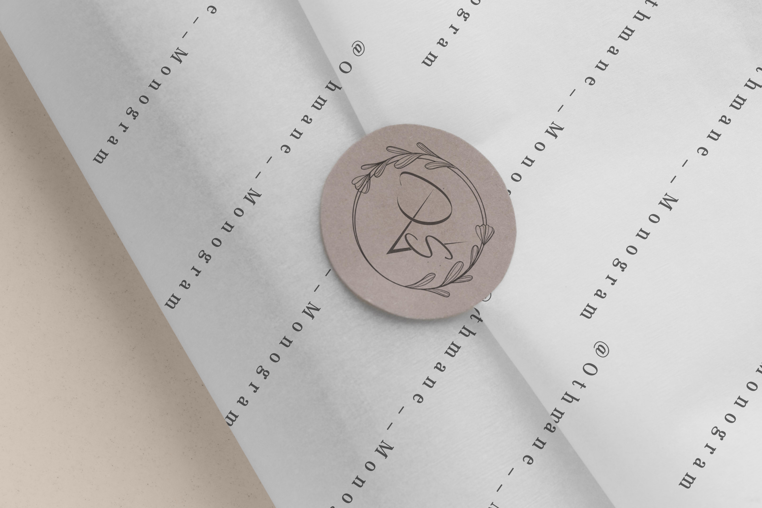 تصميم شعار إحترافي (monogram)