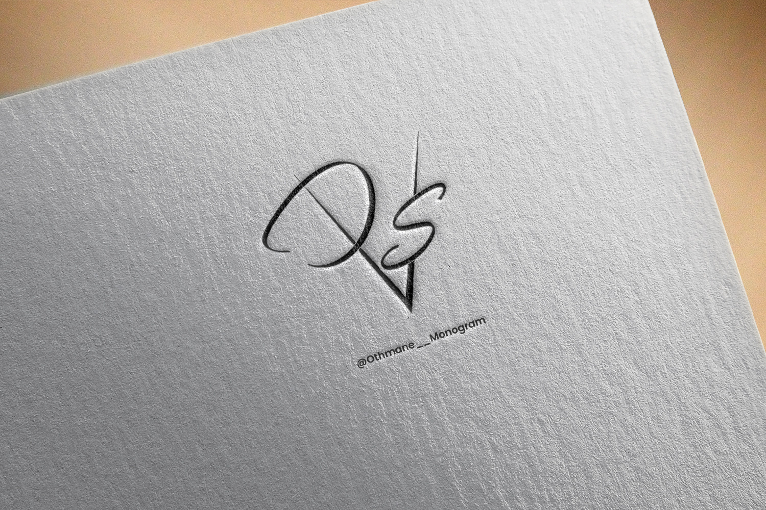 تصميم شعار إحترافي (monogram)