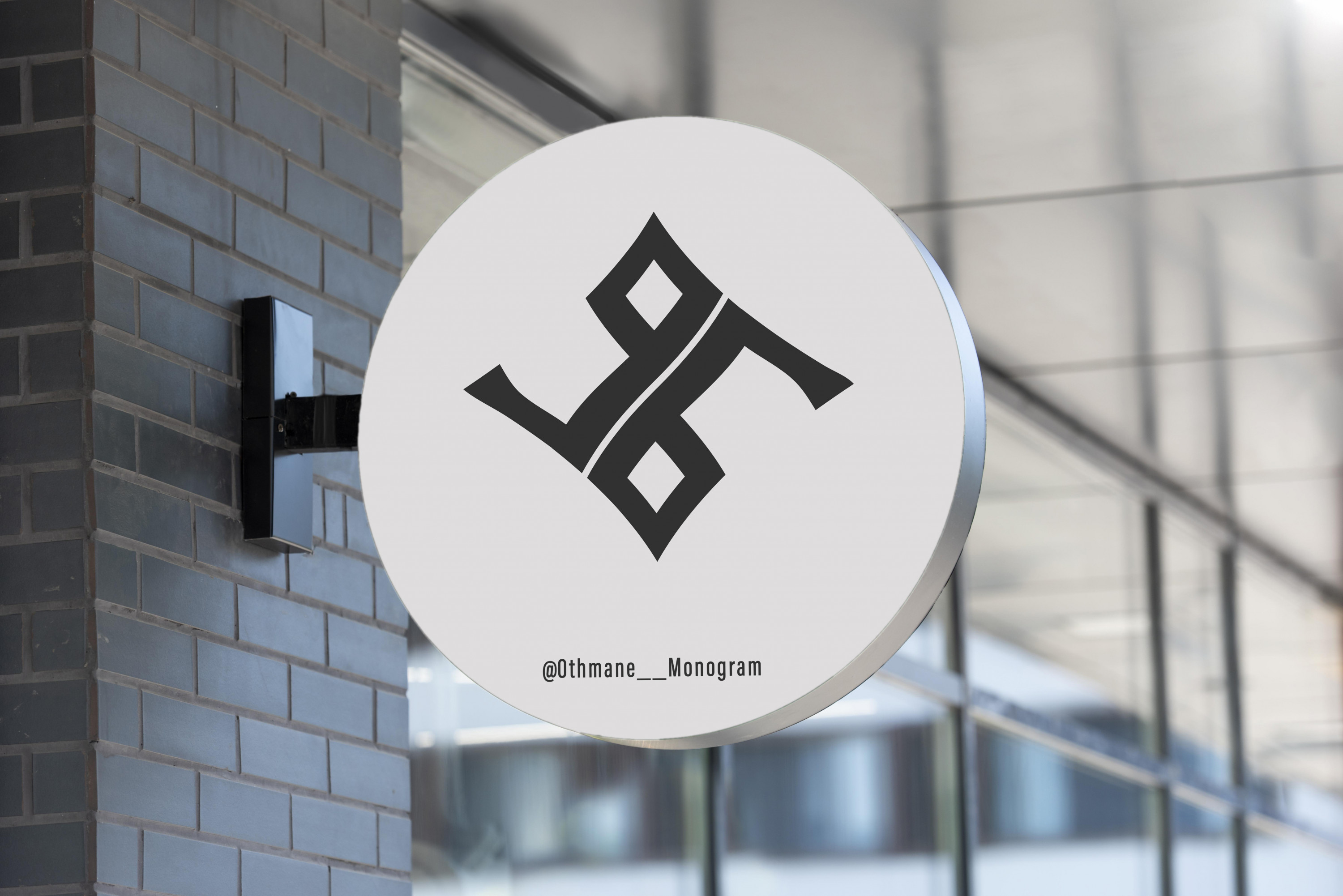 تصميم شعار إحترافي (monogram)