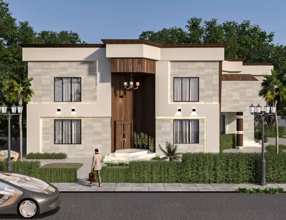 أصمم لك منزلك أو فيلتك بواجهات إحترافية وحديثة