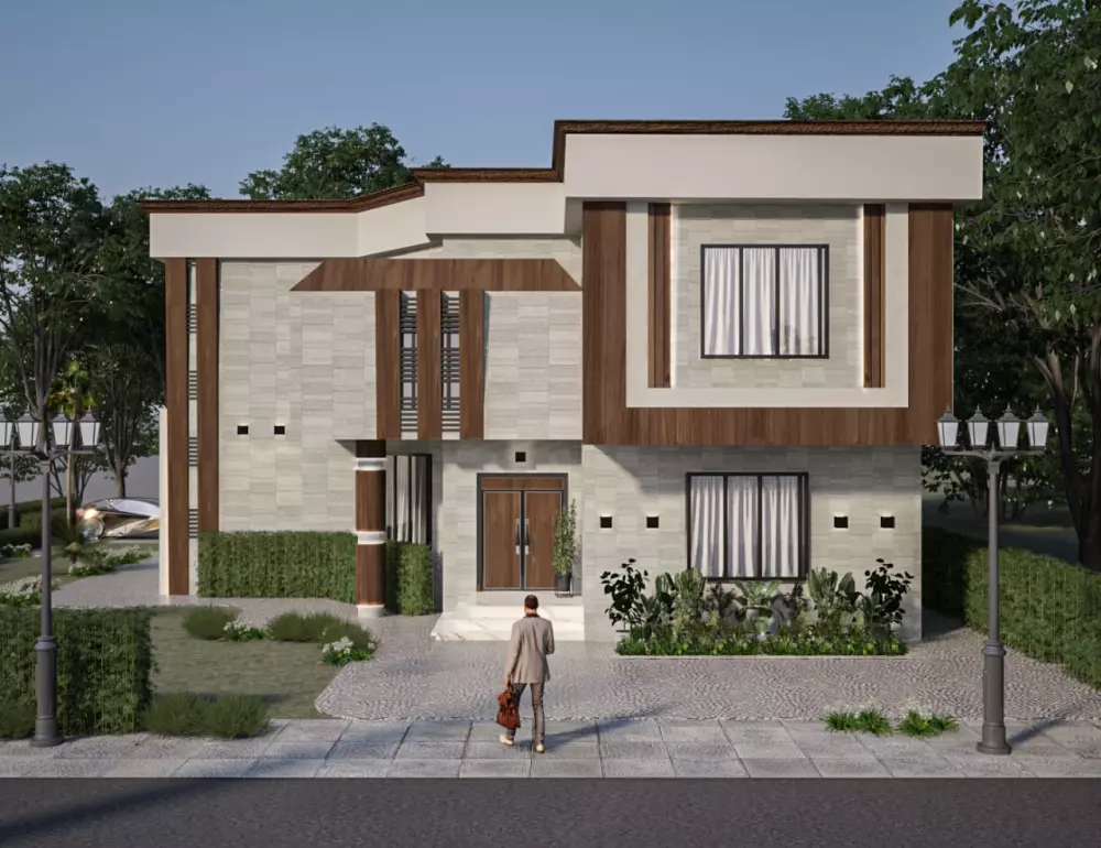 أصمم لك منزلك أو فيلتك بواجهات إحترافية وحديثة