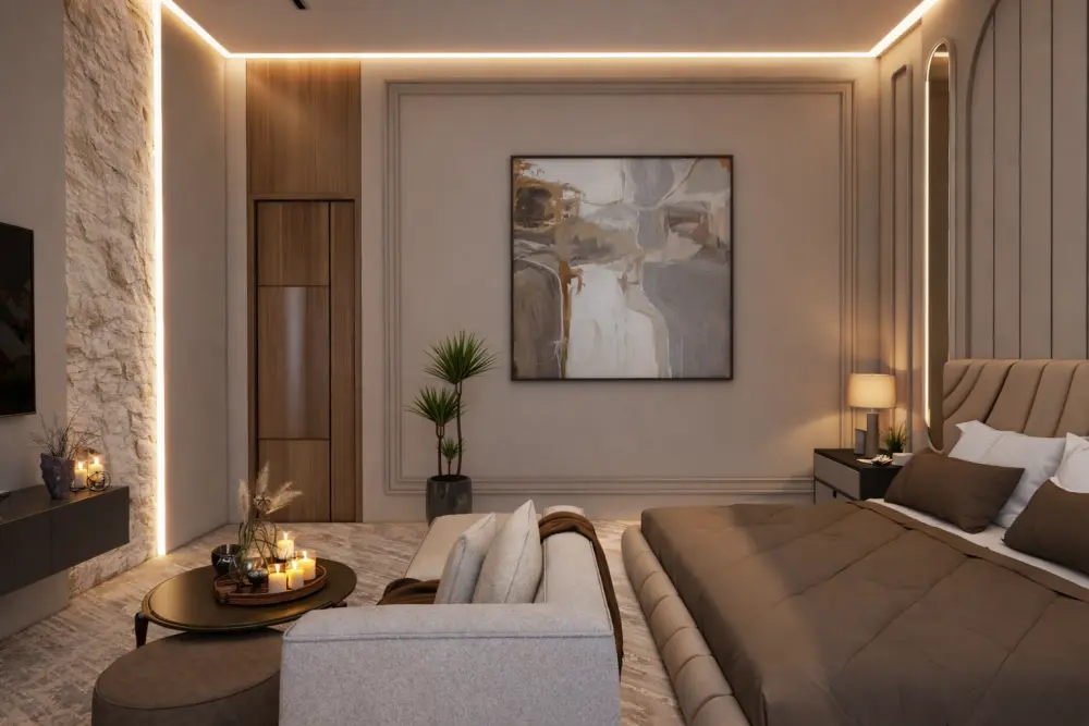 أقوم بتصميم داخلي احترافي للمنازل أو الغرف، يشمل توزيع الأثاث بشكل عملي وجذاب، اختيار الألوان المناسبة، وتقديم أفكار عصرية تساعدك في استغلال المساحة بأفضل شكل ممكن