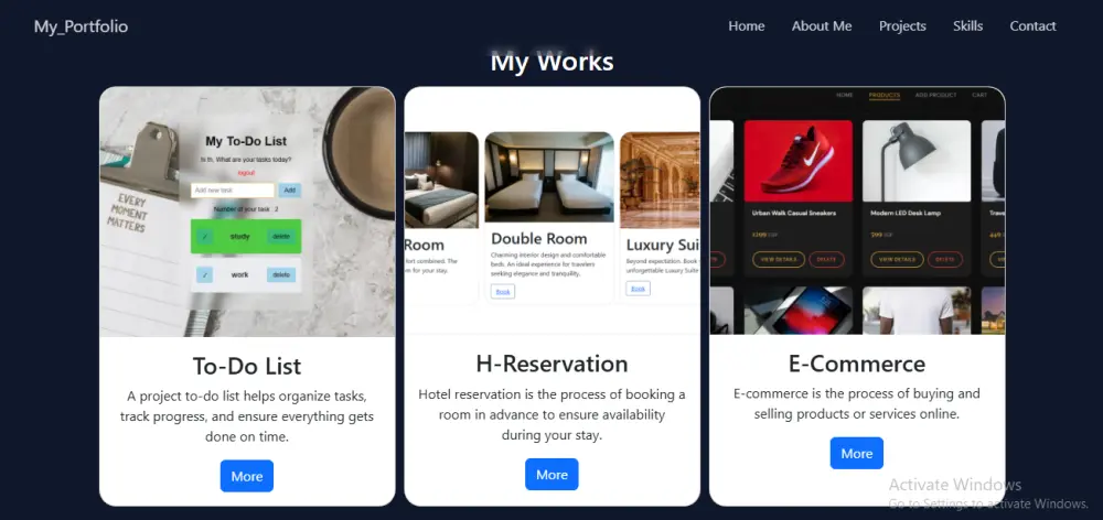 تصميم موقع Portfolio احترافي متجاوب يعرض أعمالك بشكل جذاب