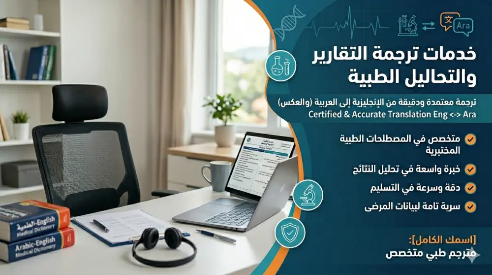 ترجمة دقيقة لنتائج التحاليل الطبية وفهم مبسط للنتائج