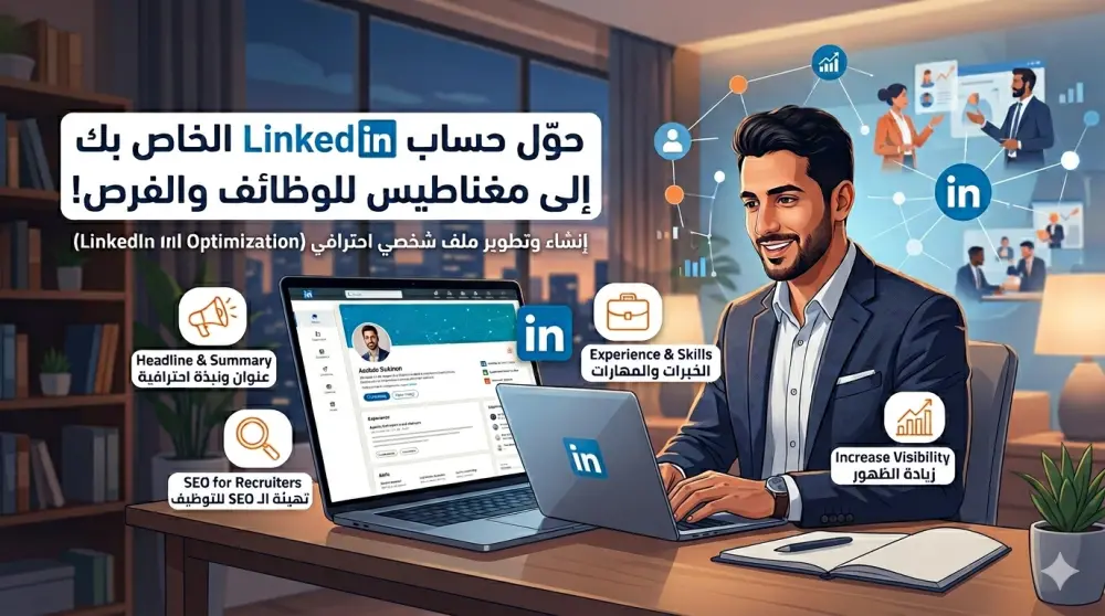 بناء وتطوير ملف شخصي احترافي على لينكدإن