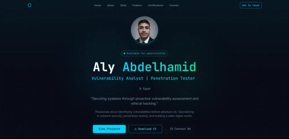 تصميم وبناء بورتفوليو (معرض أعمال) تفاعلي واحترافي.