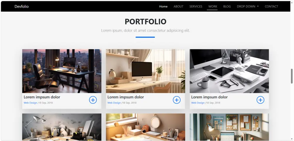سأصمم لك موقع Portfolio شخصي احترافي لعرض أعمالك بطريقة جذابة ومتجاوبة 100%