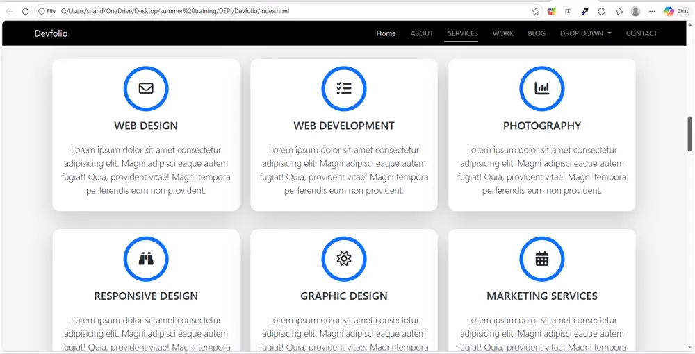 سأصمم لك موقع Portfolio شخصي احترافي لعرض أعمالك بطريقة جذابة ومتجاوبة 100%