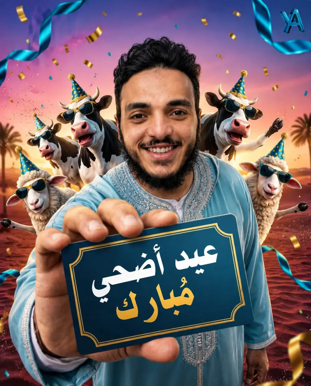 صورة تهنئة لعيد الاضحى المبارك
