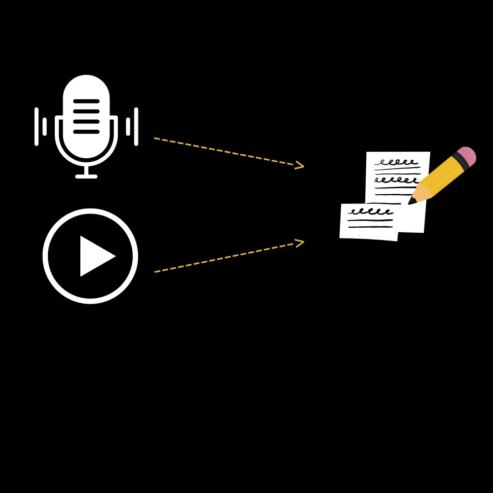 تفريغ الملفات الصوتية وتحويلها إلى نص مكتوب بدقة عالية