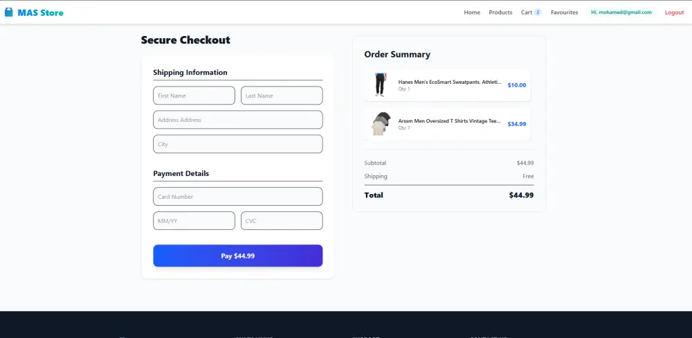 تطوير واجهة أمامية (Front-End) متجاوبة وسريعة