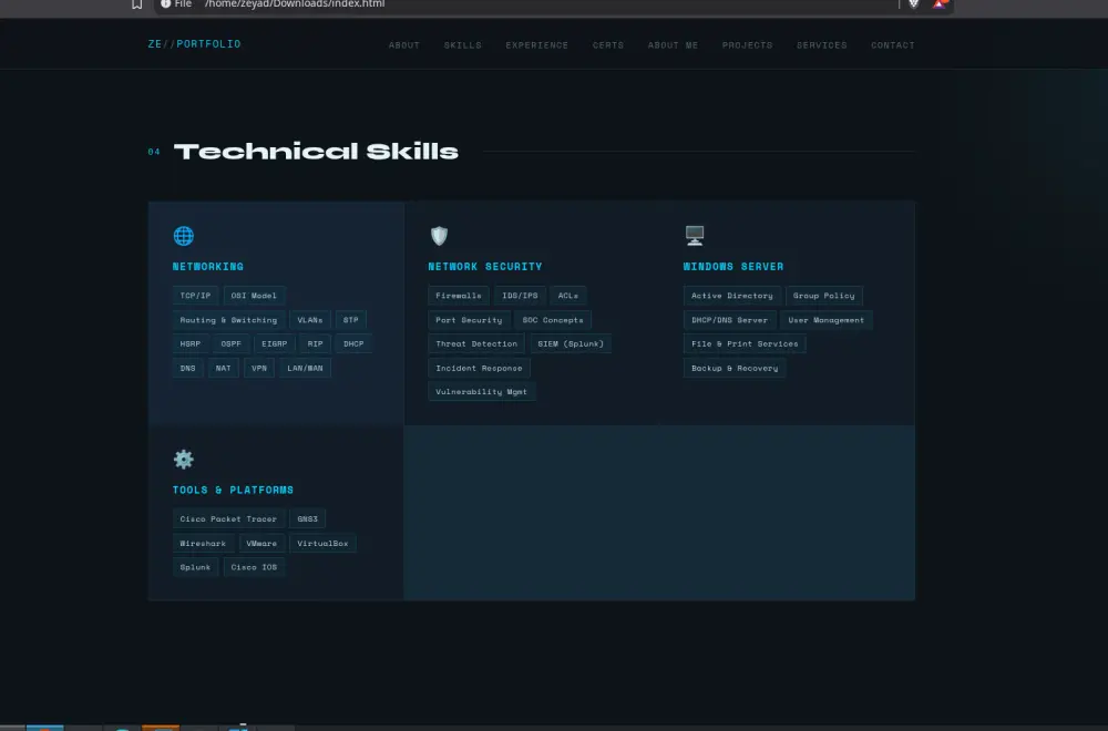 تصميم وبرمجة بورتفوليو Portfolio احترافي متكامل
