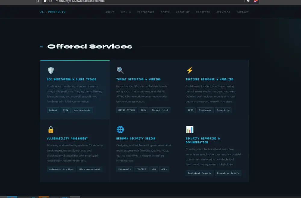 تصميم وبرمجة بورتفوليو Portfolio احترافي متكامل