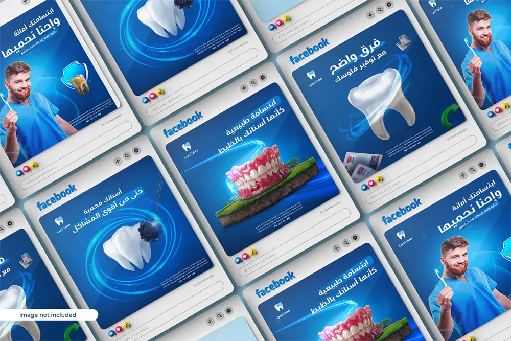 تصميمات سوشيال ميديا جذابه لجميع المنصات