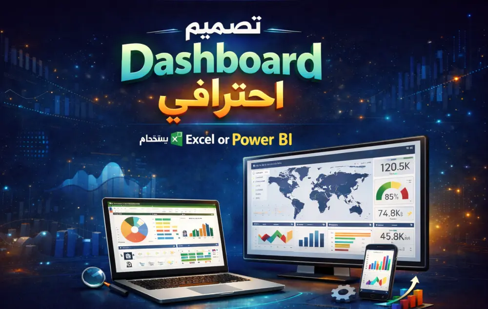 تحليل البيانات وعمل Dashbord باستخدام ال Power Bi or Excel
